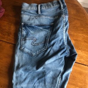 Men’s silver jeans